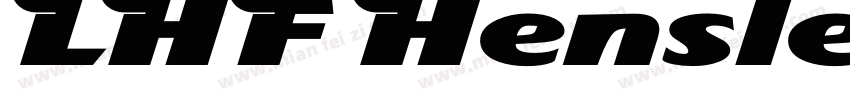 LHF Hensler字体转换